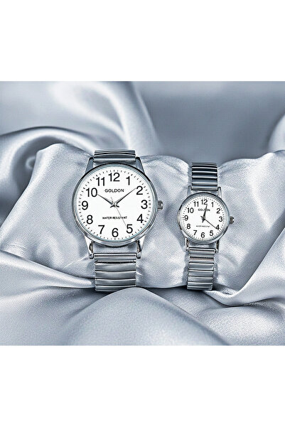 GOLDON YAYLI KORDON VİNTAGE ÇİFT SAATİ