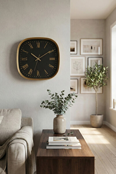 Frapan Home GLX 30 Cm Gerçek Cam Sessiz Mekanizma Duvar Saati
