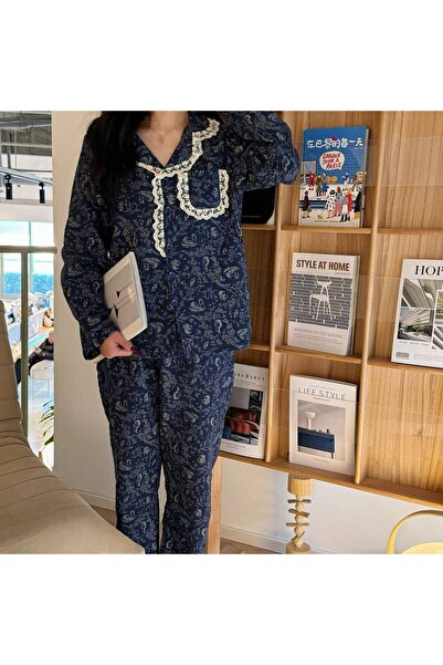 Global ORGANİK PAMUK MÜSLİN KUMAŞ PİJAMA TAKIMI