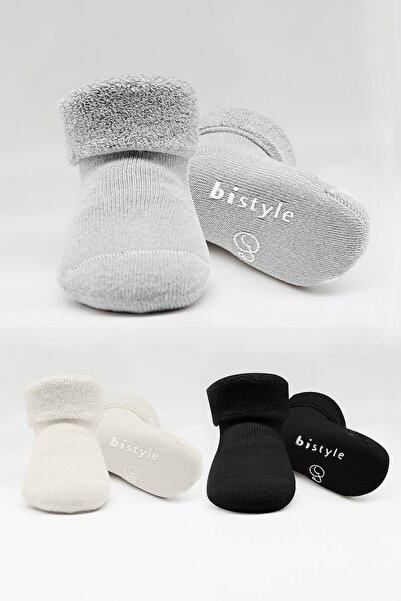 Biorganic Baby Boy 3-Piece Socks
