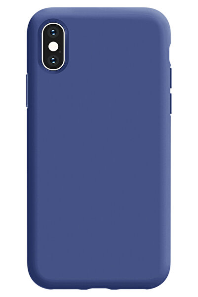 Marselit iphone X ve Xs Uyumlu Premium Lansman Liquid Silikon Kılıf İçi Kadif...