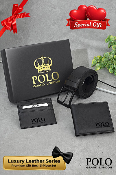 POLOGRAND London Original Men's 3-Piece Special Gift Boxed Valentine's Day Gi...
