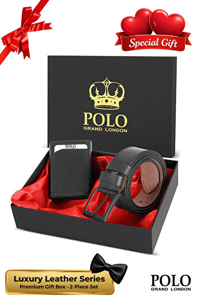 POLOGRAND London Γνήσιο ανδρικό σετ 2 τεμαχίων σε κουτί δώρου, ειδικό δώρο γι...