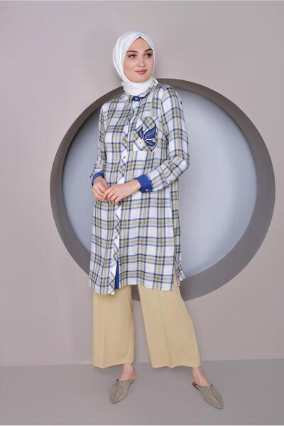 Alvina Pocket Embroidered Embroidered Tunic 41390