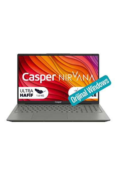 CASPER Nirvana X650 i7-13620H 32GB DDR5 480GB SSD W11H 15.6" Laptop X650.1362...