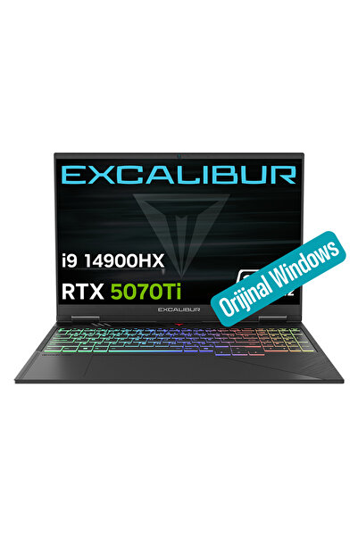 CASPER Excalibur G920 i9-14900HX 64GB 1TB RTX5080 16GB 300Hz 16" Freedos Gami...