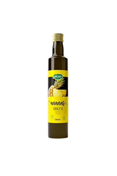 Akzer Ananas Sirkesi Doğal Fermantasyon Pineapple Vinegar 500 Ml