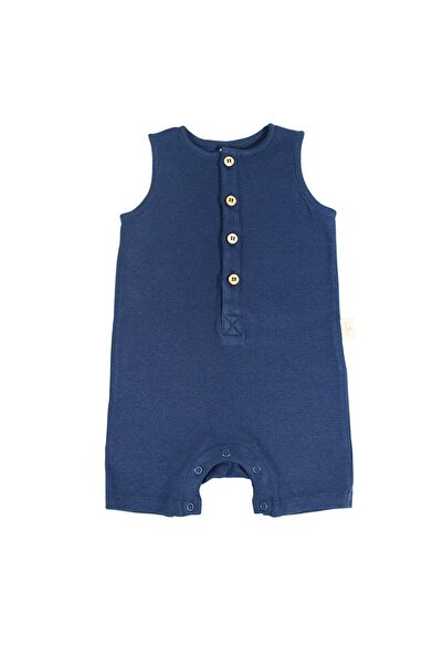 Miela Kids Worker Ribbed Baby Jumpsuit