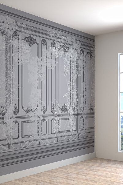 dreamwall Çerçeve Desenli Isı Ve Ses Yalıtımlı Sağlıklı Tekstil Duvar Kağıdı