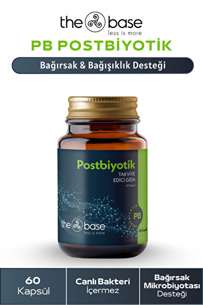 The Base Postbiyotik 60 Kapsül – Bağırsak Desteği & Bağışıklık Dengeleyici Po...