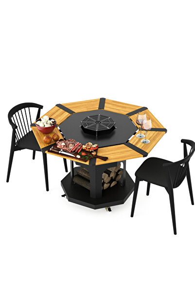 Theragone Octagon Odun Mangalı 70