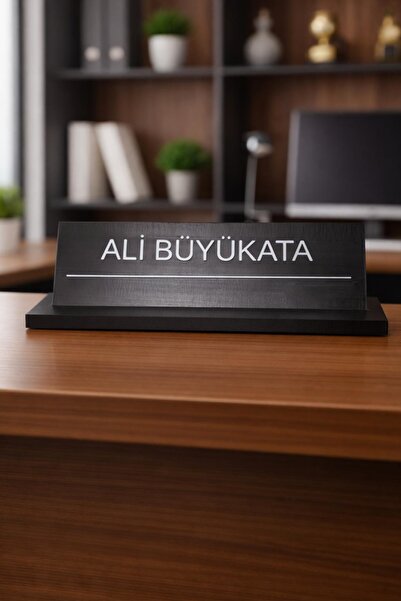 HEN GSM Masa üstü isimlik kisiye ozel yazi eklenir ofis