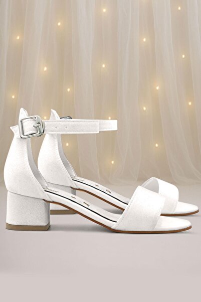 hapshoe Pantofi de seară cu toc pentru fete Lilo, alb argintiu, cu o singură ...