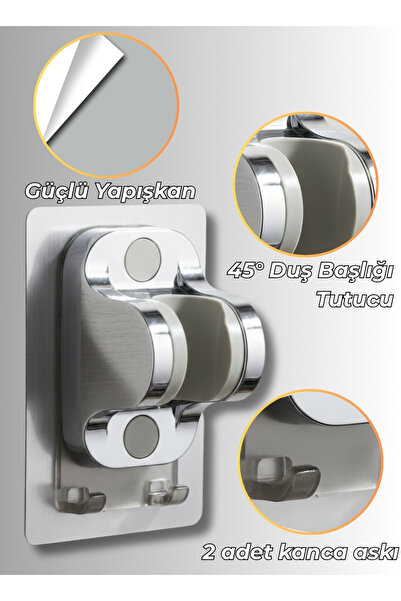 almital mobilya aksesuarları furniture accessories Dolce Monta Krom Yapışkanl...