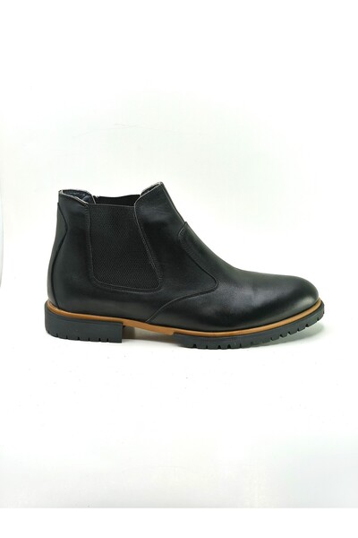 Yeşildaş Men's 100% Genuine Leather Chelsea Boots
