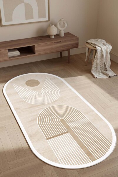 West Home Машина за пране, неплъзгаща се основа, устойчива на петна, овална б...