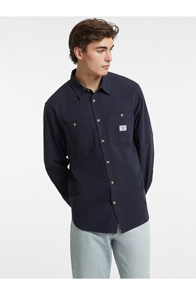 Guess Jeans Ανδρικό τζιν πουκάμισο με κανονική εφαρμογή