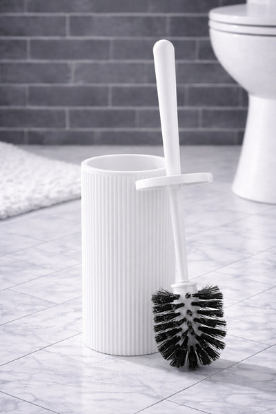 lungo home Kapaklı Tuvalet Fırçası – Şık Silindirik Tasarım, Dayanıklı Plastik