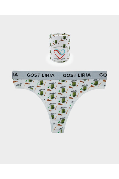 GOST LİRİA -Macha Desenli Kadın String Külot