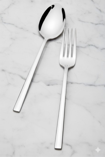 VENETTO طقم ملاعق شوكة (12 ملعقة طعام + 12 شوكة طعام)