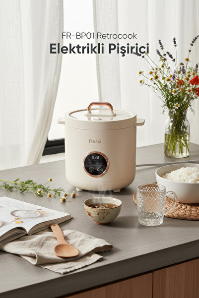 Fressi Elektrikli Tencere Çok Fonksiyonlu Hızlı Akıllı Pişirici Yoğurt Makine...