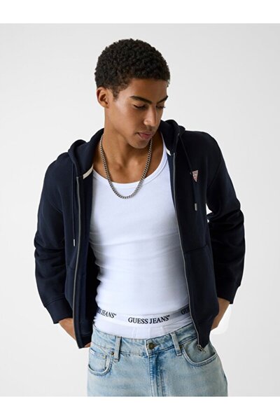 Guess Jeans Ανδρική Μπλούζα M4YQ28K9V31 Ναυτικό Μπλε