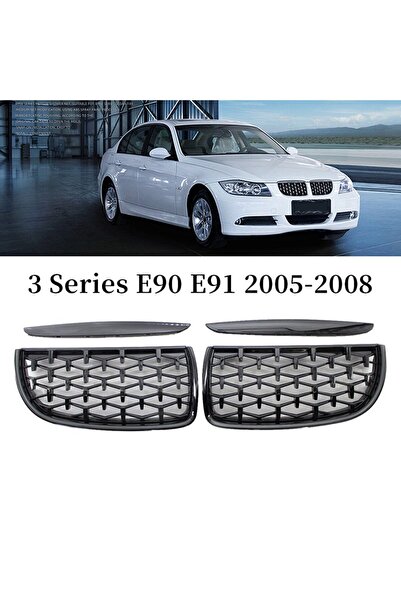 Universal Bmw 3 Serisi E90 Ön Panjur Böbrek Diamond Model OEM 2005-2008