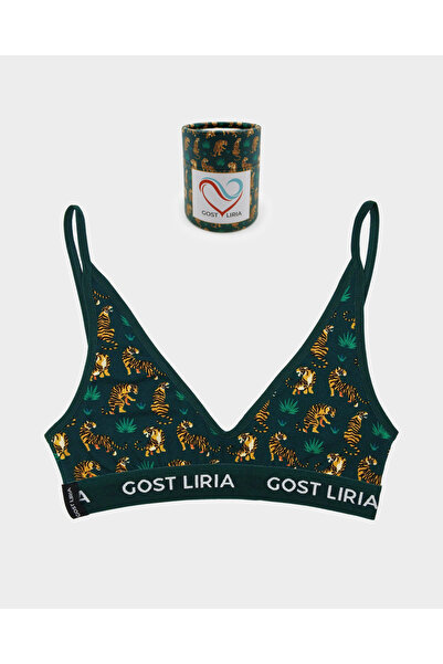 GOST LİRİA - Tiger Desenli Kadın Bralet