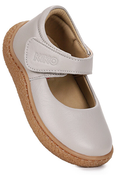 Kiko Kids حذاء باليه ليدا مصنوع من الجلد بنسبة 100% للفتيات الصغيرات