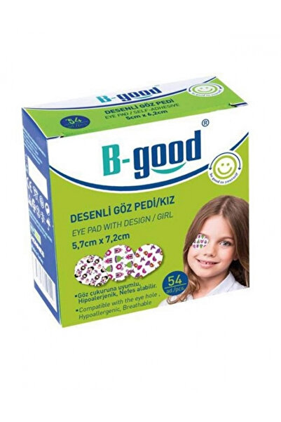 B-GOOD Desenli Göz Pedi Kız 5,7cm x 7,2cm - 54 Lü