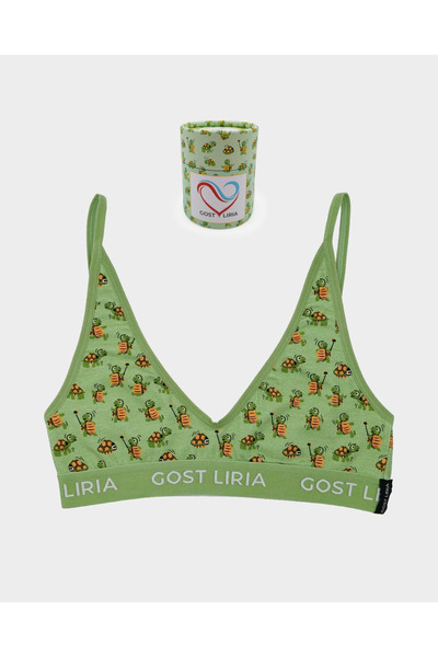 GOST LİRİA - Tortoise Desenli Kadın Bralet
