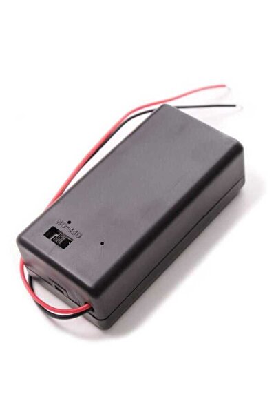 Robotistan 9 V Pil Yuvası (Kutulu ve Switchli) - Pil Yatağı