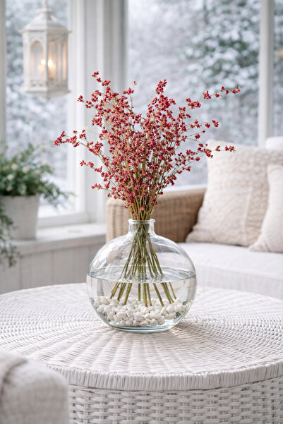 Arma House 2 باقة زهور هيزران الاصطناعية الوردية