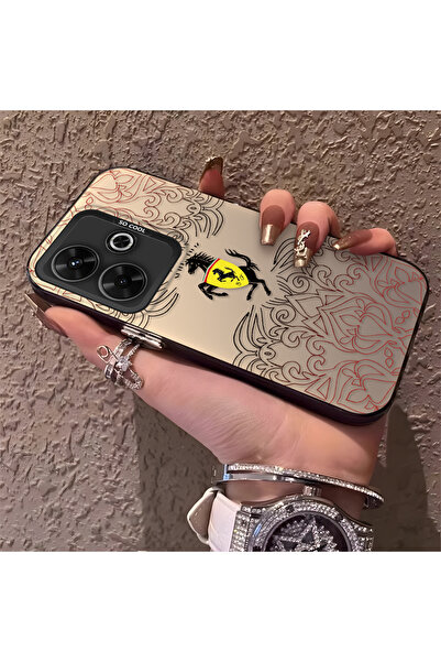 Hontinga Xiaomi Poco M6 4g Compatible Silicone Edge Hard Back Phone Case Bran...