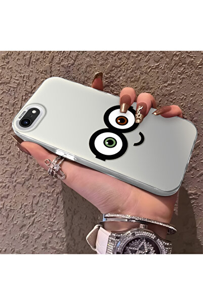 Hontinga iPhone 7/8/Se 2020 2022 Compatible Silicone Edge Hard Back Phone Cas...