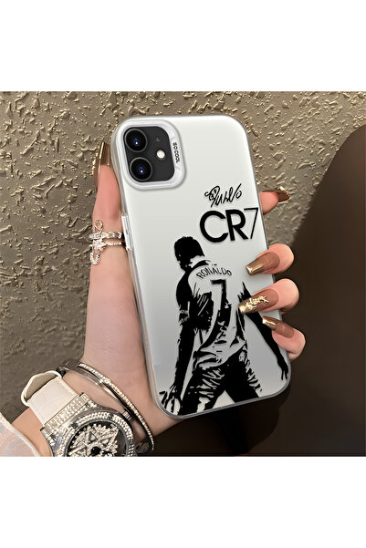 Hontinga iPhone 12 Pro Compatible Star Football Player Patterned Silicone Edg...