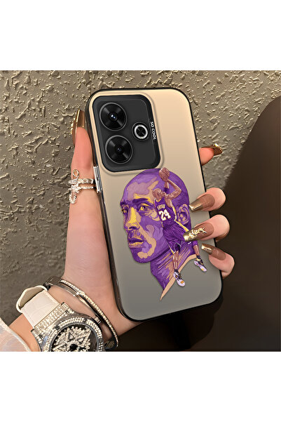 Hontinga Xiaomi Poco M6 4g Compatible Kobe Bryant Patterned Silicone Edge Har...