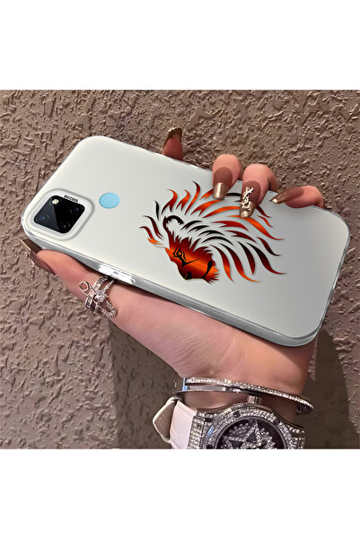 Hontinga حافظة هاتف من السيليكون الصلب متوافقة مع هاتف Realme C25Y/C21Y بتصمي...