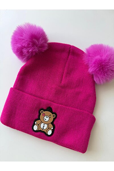 Bumelo Pompom teddy bear children's beanie