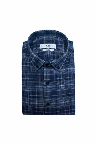 SÜVARİ Rahat Kalıp Ekose Desenli Pamuklu Premium Oduncu Gömleği