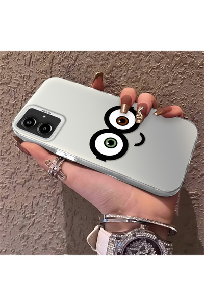 Hontinga حافظة هاتف سامسونج جالاكسي A06 متوافقة مع الحافة السيليكونية الصلبة ...