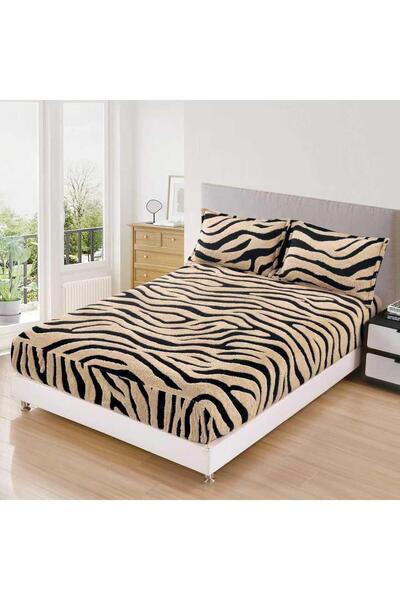 Casa Pucioasa Double bed cover with 2 pillowcases – Tiger pattern