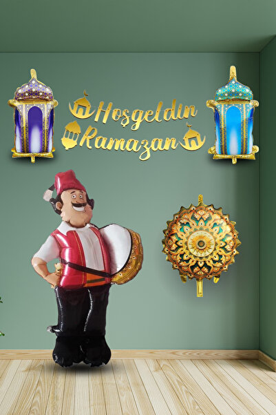 tedaks Hoşgeldin Ramazan Süslemesi Ramazan Davulcusu Kandil Süsleri