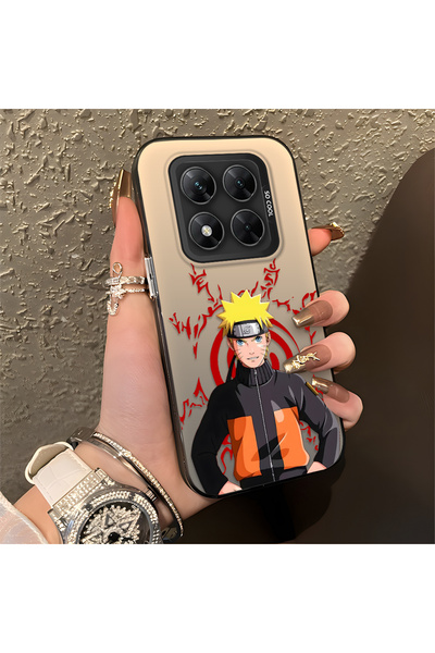 Hontinga Xiaomi Poco X7 5g Compatible Naruto Patterned Silicone Edge Hard Bac...
