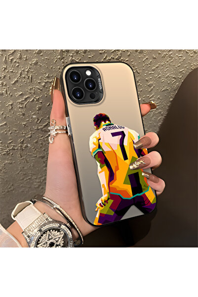 Hontinga iPhone 15 Pro Max Compatible Star Football Player Patterned Silicone...