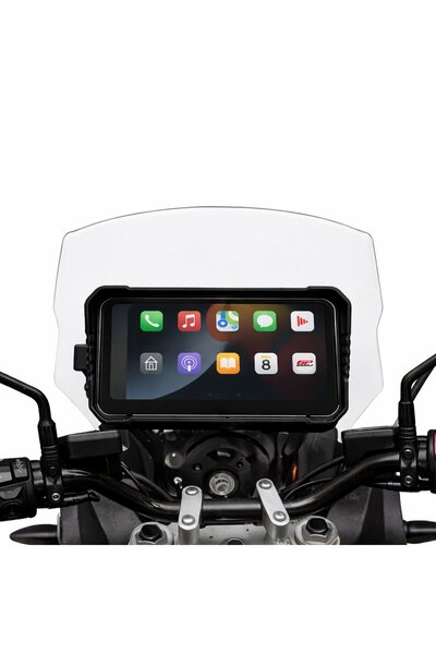 GP KOMPOZİT GP VOVEL M-790 6.25” Ekran Ön Arka Kameralı Motosiklet CarPlay An...