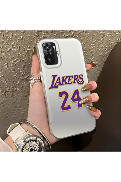 Hontinga Xiaomi Redmi Note 10 Compatible Kobe Bryant Patterned Silicone Edge ...