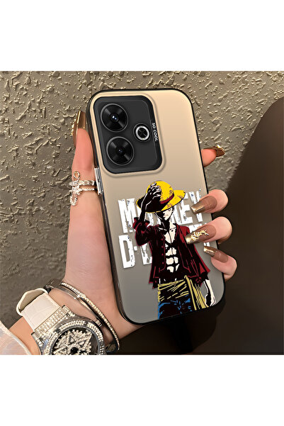 Hontinga Xiaomi Poco M6 4g Compatible Trend Men's Patterned Silicone Edge Har...