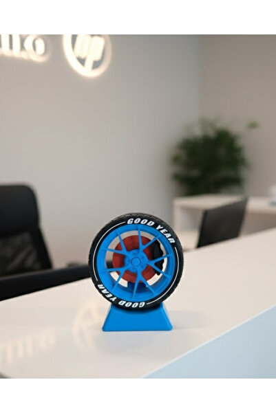 CT STONES Decor modern pentru birou, accesoriu de masă cu aspect de jantă de ...