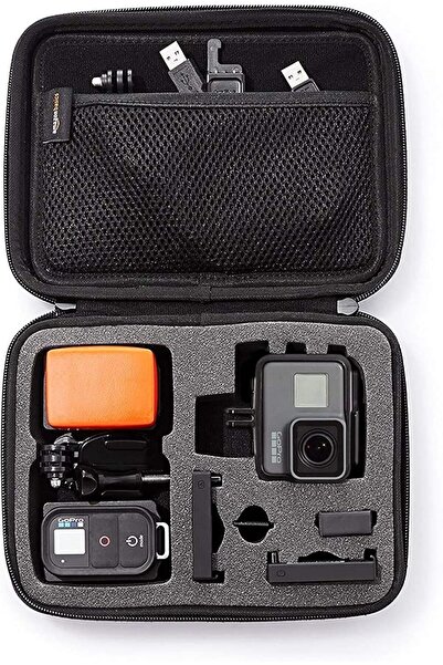 Amazon basics Very Small Carrying Case for GoPro Camera and Accessories - 6.5...